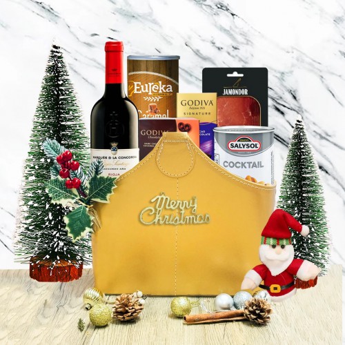 SH2402  西班牙紅酒聖誕美食禮籃 SH2402  西班牙紅酒聖誕美食禮籃