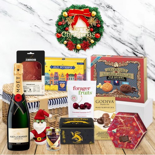 SH2409  Moet香檳聖誕美食禮籃 SH2409  Moet香檳聖誕美食禮籃